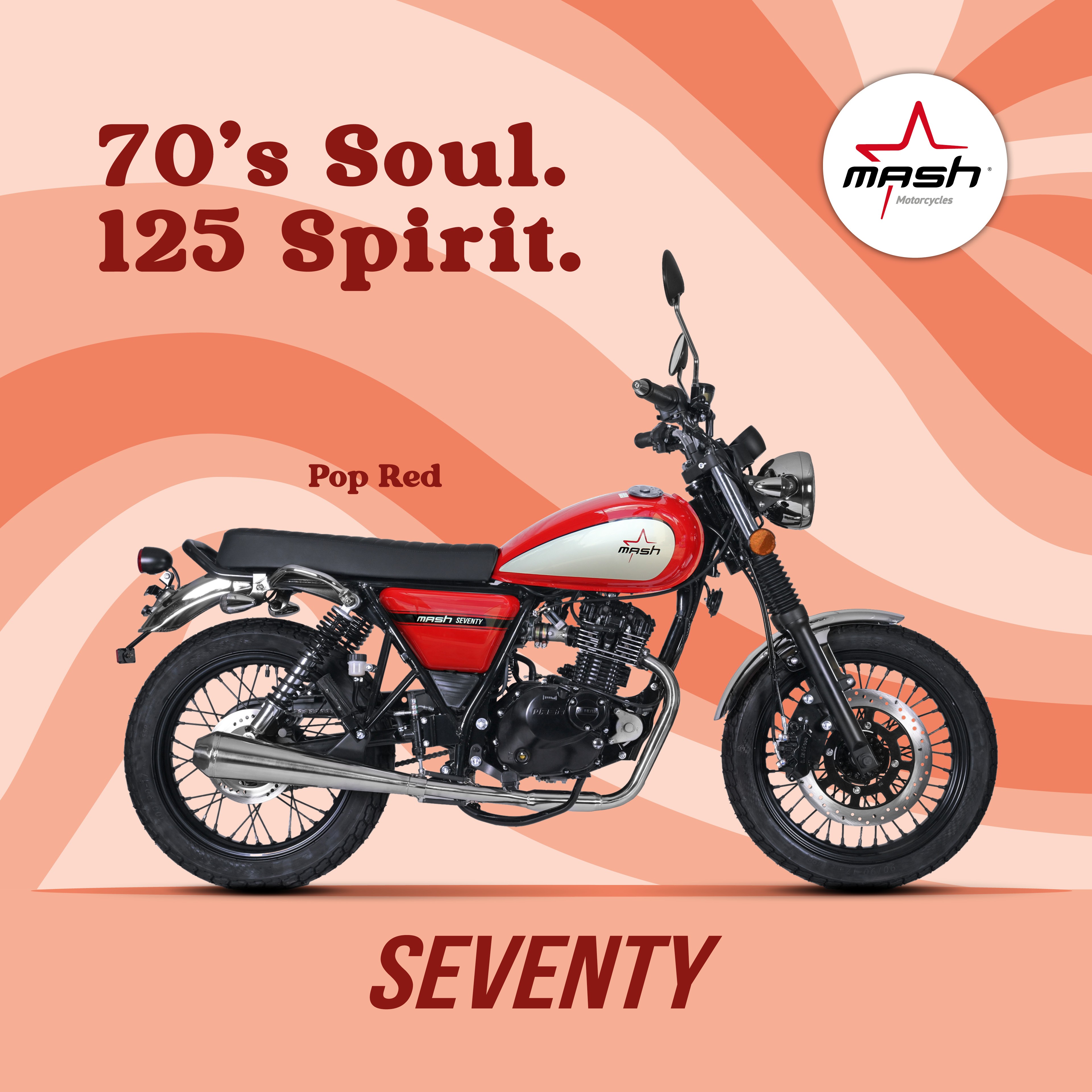 Mash Seventy – Nouvelles couleurs 2025 « 70’s Soul. 125 Spirit. »