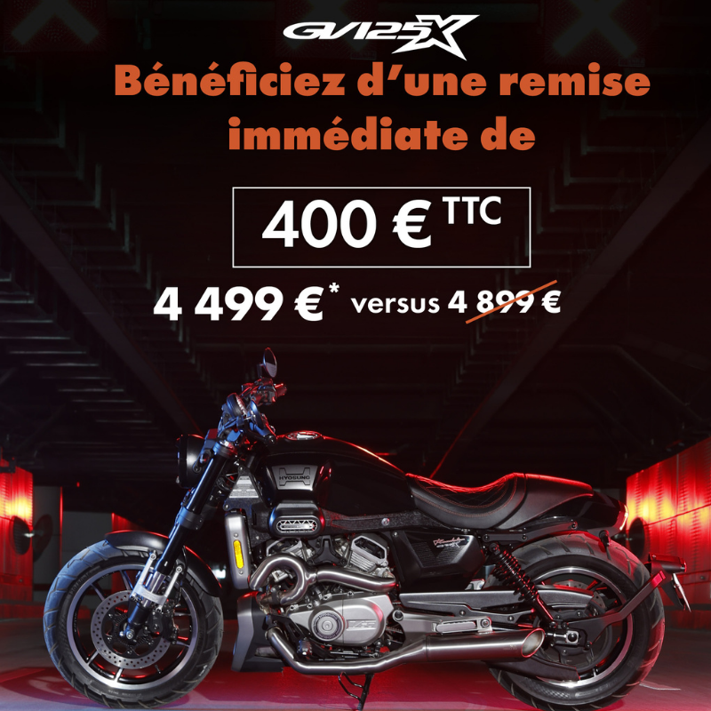 Hyosung GV125X : un V-twin 125 du marché désormais à 4 499 €